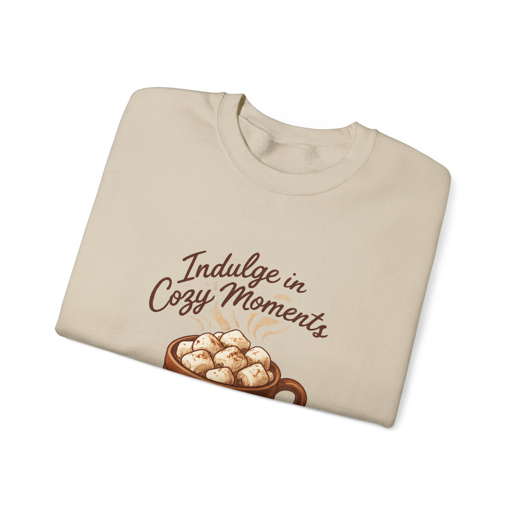 Cozy Moments Sweatshirt — Hot Cocoa Mug Crewneck