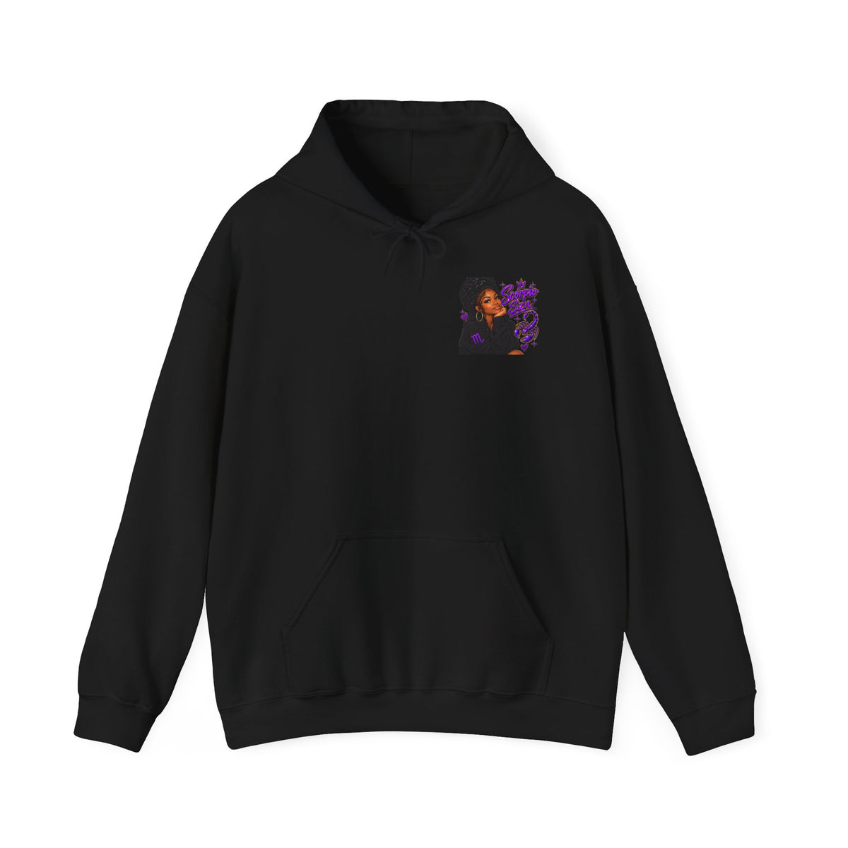 Scorpio Queen Zodiac Graphic Hoodie