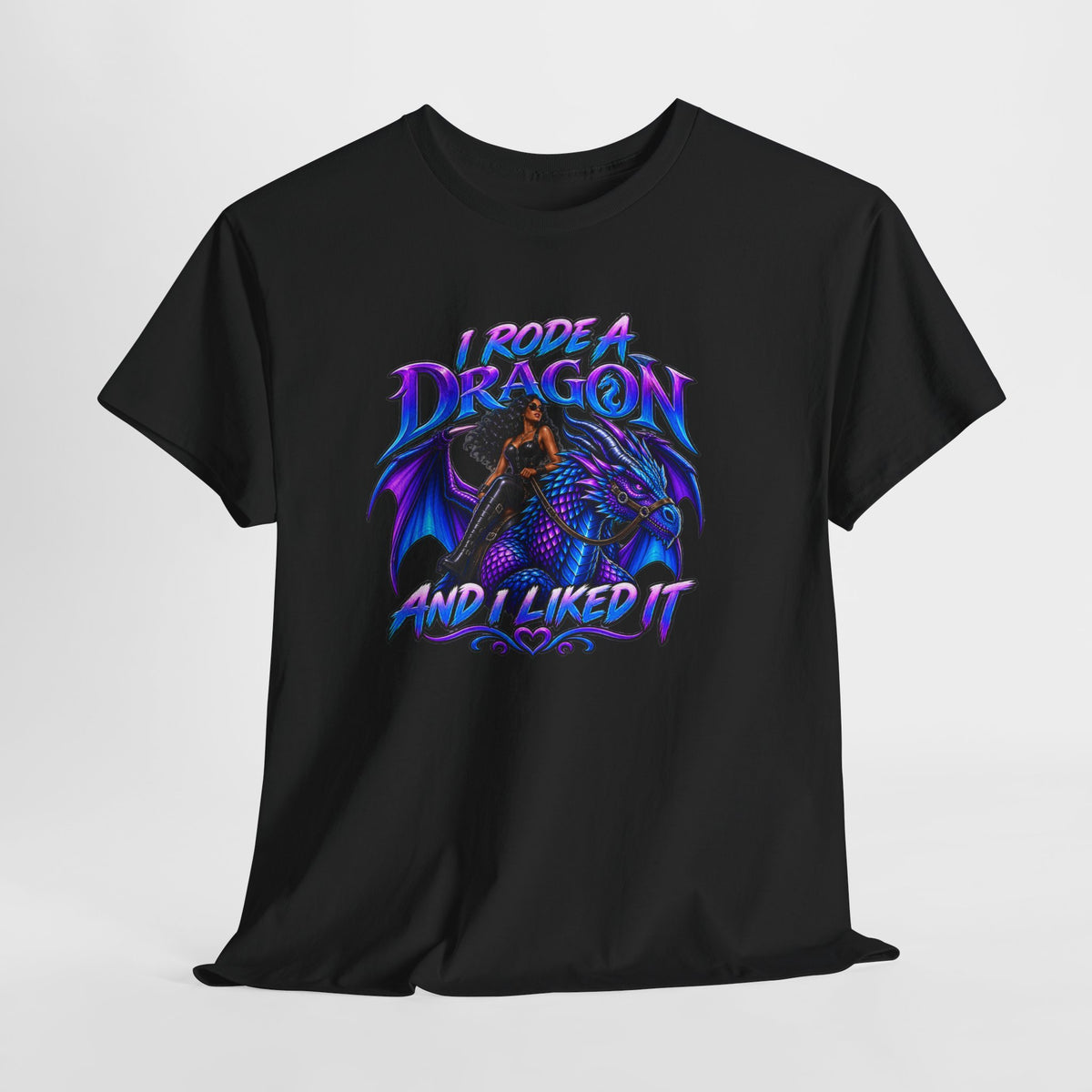 Dragon Lover T‑Shirt — "I Rode a Dragon and I Liked It" Fantasy Graphic Tee