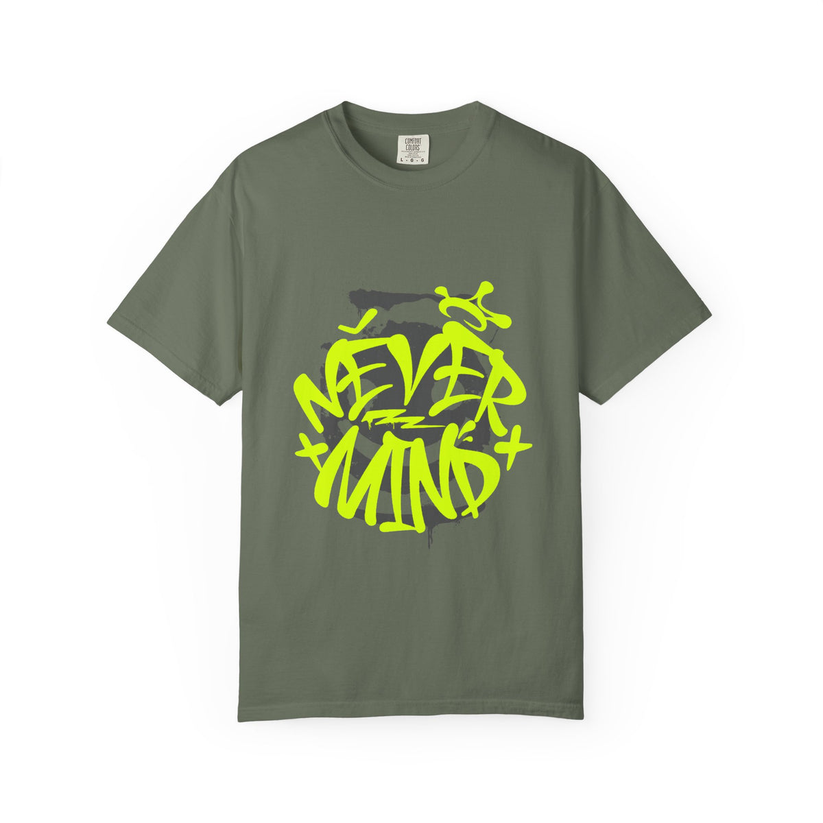 Never Mind Graffiti Graphic T-Shirt