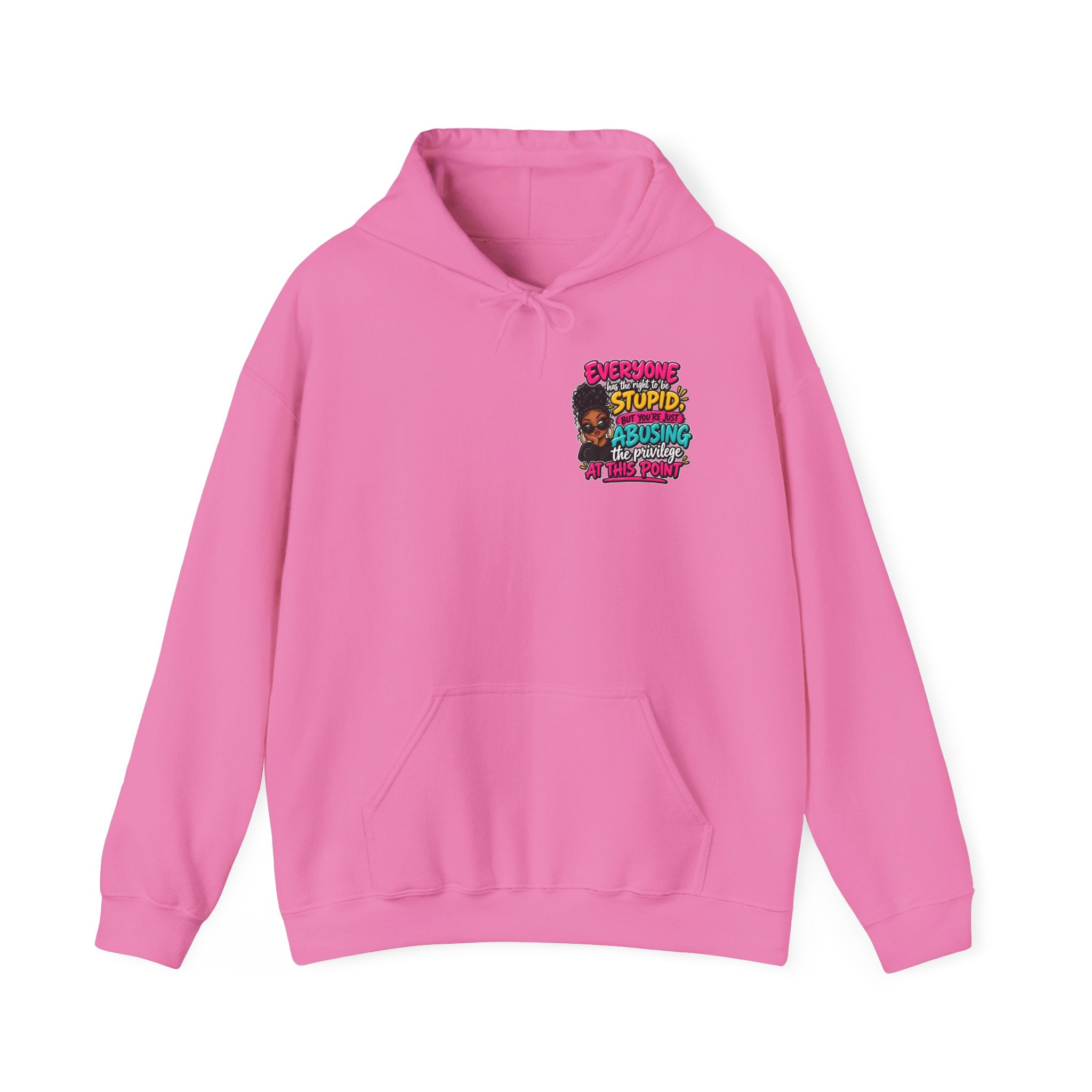 I'm Not Stupid" Bold Graphic Afrocentric Statement Hoodie