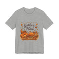 Gather & Feast Thanksgiving Tee — Autumn Cornucopia Fall Harvest Shirt