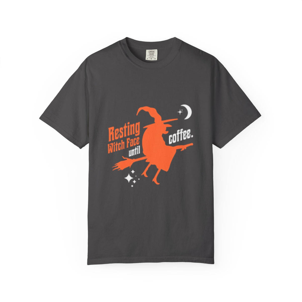Resting Witch Face Coffee T-Shirt for Coffee Lovers, Halloween Gift, Funny Witch Shirt, Unisex Casual Wear, Spooky Apparel