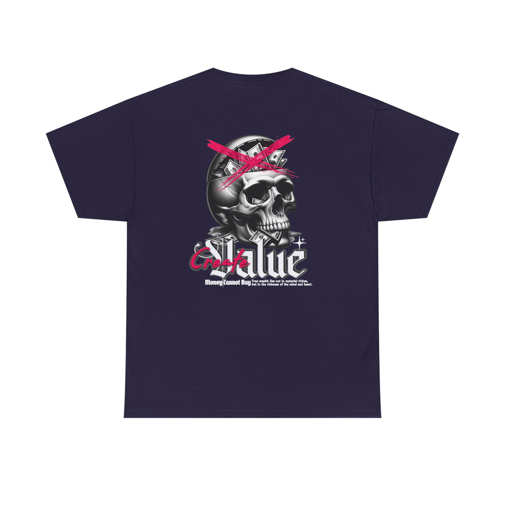 Skull Graphic Tee, Punk T-Shirt, Alternative Apparel, Unisex Heavy Cotton Tee, Unique Streetwear, Gift for Music Lovers