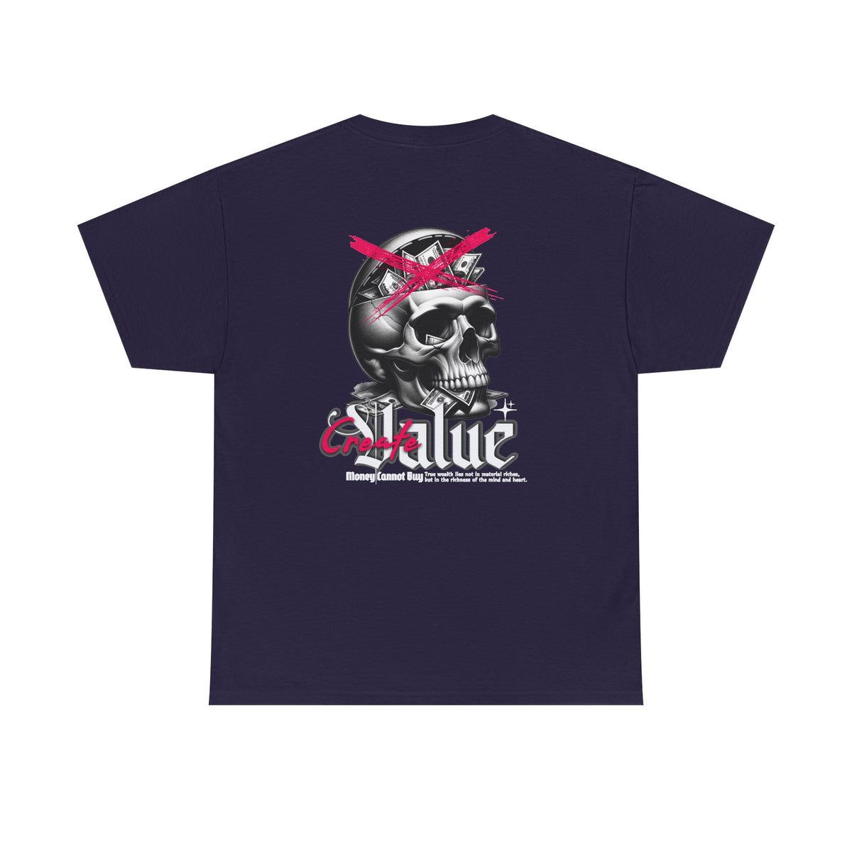 Skull Graphic Tee, Punk T-Shirt, Alternative Apparel, Unisex Heavy Cotton Tee, Unique Streetwear, Gift for Music Lovers