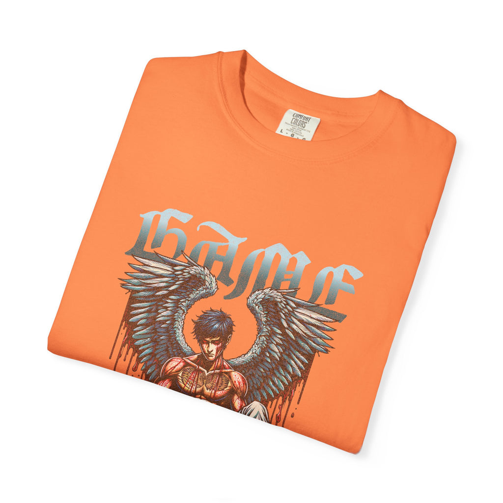 Fallen Angel Graphic T-Shirt — 'Blood & Water' Gothic Skate Tee
