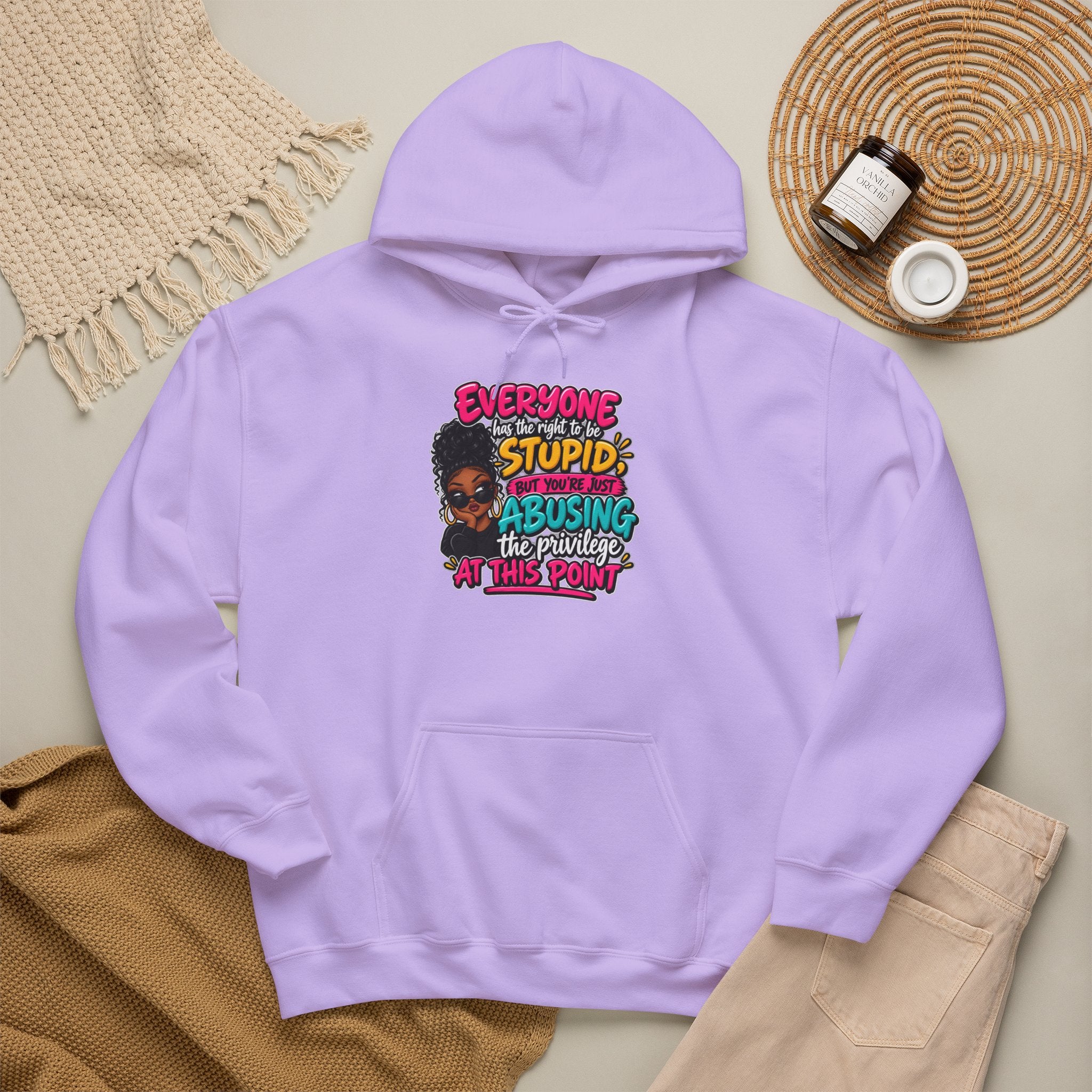 "Everyone's Being Stupid & Abusing the Privilege at This Point" Colorful Graphic