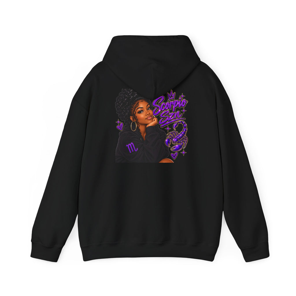 Scorpio Queen Zodiac Graphic Hoodie
