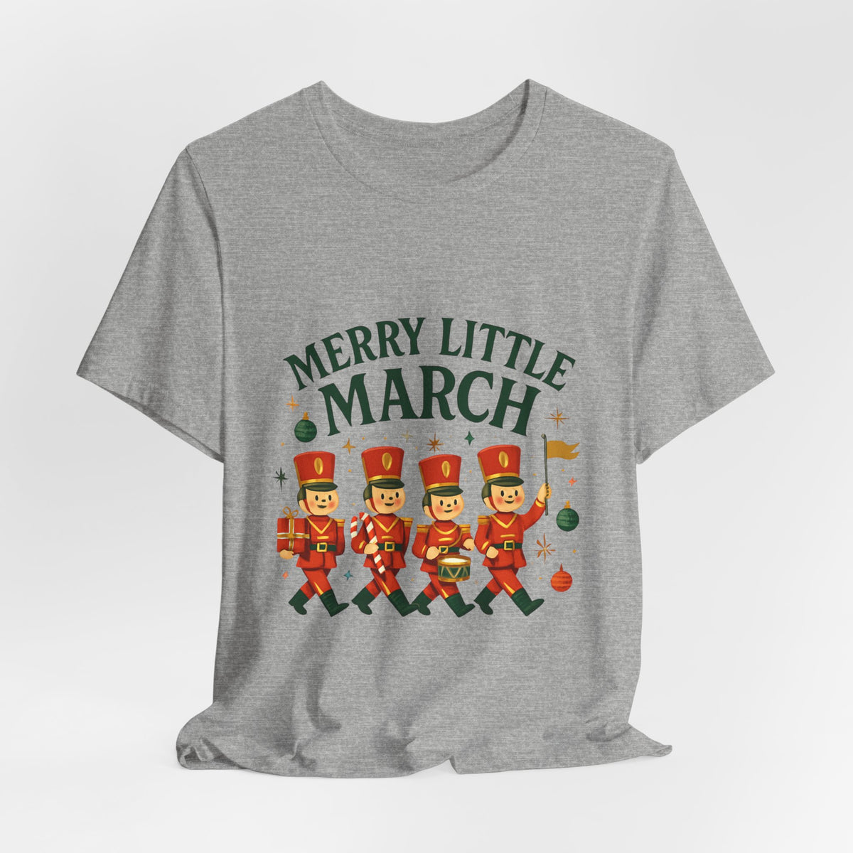 Merry Little March Nutcracker Toy Soldier Christmas Tee
