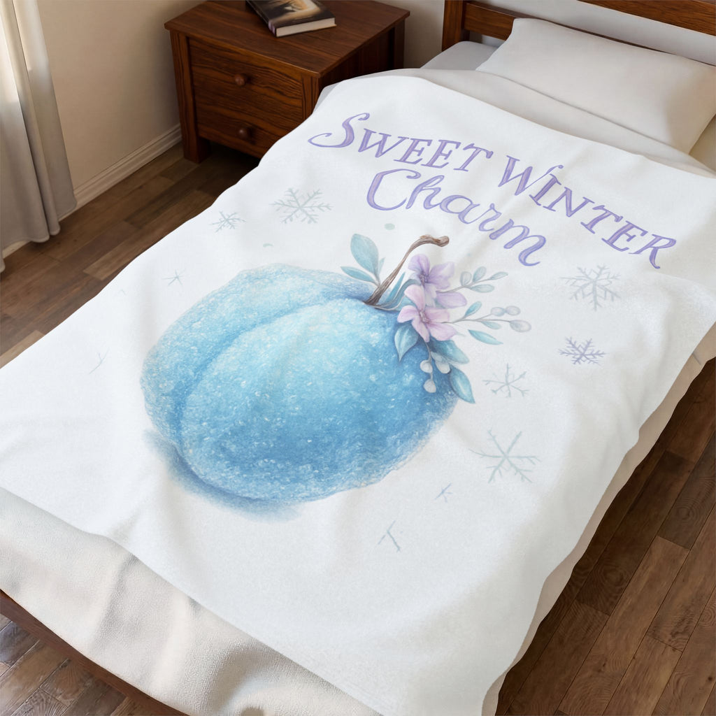 Sweet Winter Charm Velveteen Plush Blanket