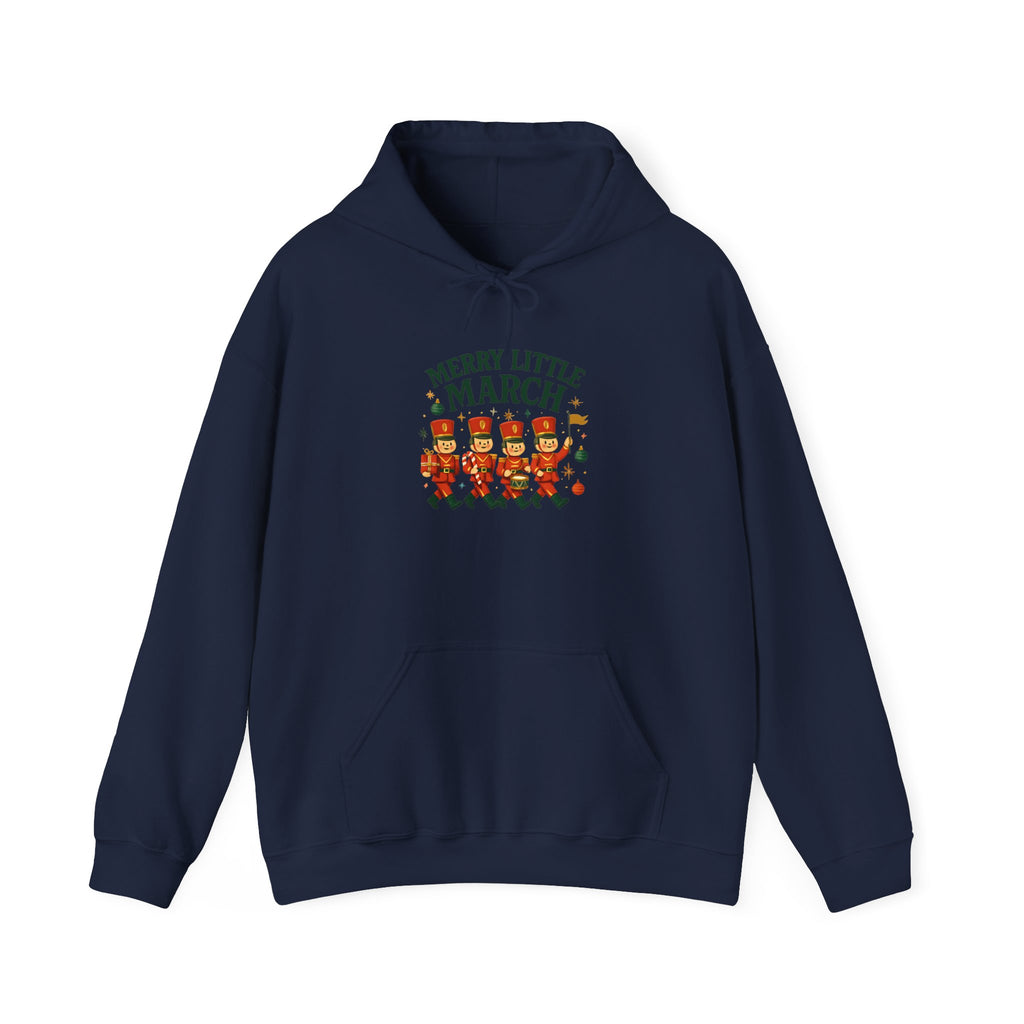 Marching Nutcracker Hoodie – "Merry Little March" Holiday Sweatshirt