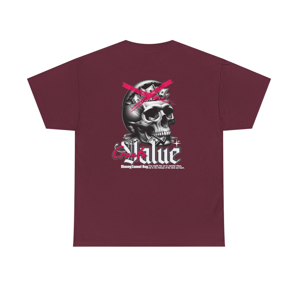 Skull Graphic Tee, Punk T-Shirt, Alternative Apparel, Unisex Heavy Cotton Tee, Unique Streetwear, Gift for Music Lovers