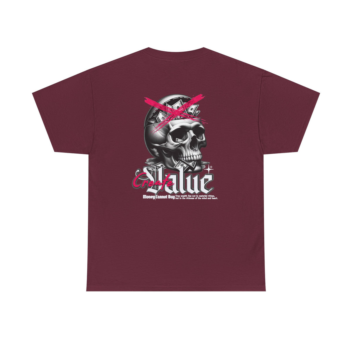 Skull Graphic Tee, Punk T-Shirt, Alternative Apparel, Unisex Heavy Cotton Tee, Unique Streetwear, Gift for Music Lovers