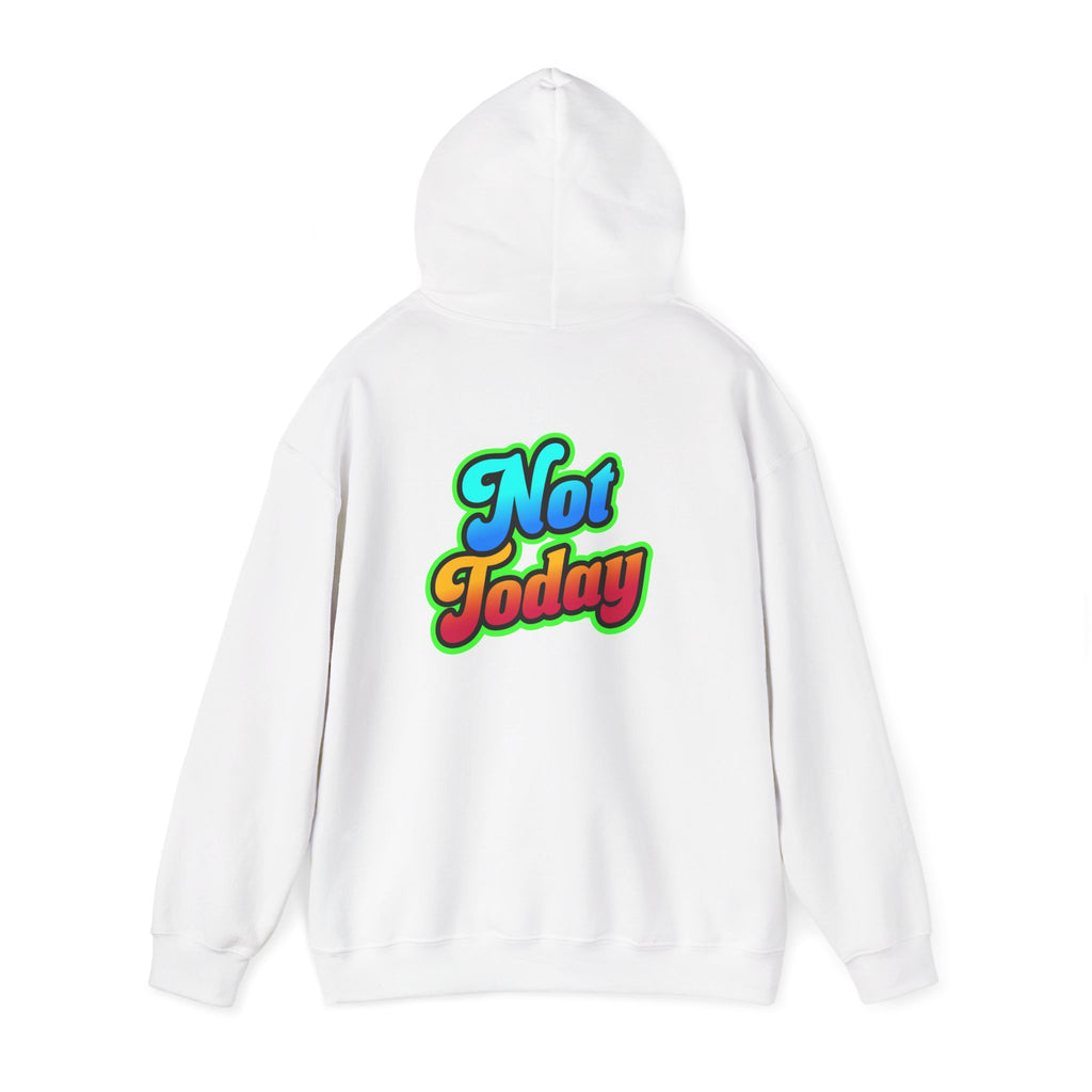 Chill Vibes Hoodie - Unisex Heavy Blend™ Hooded Sweatshirt with 'Not Today' Design, Cozy Casual Wear, Birthday Gift, Self-Care, [...]
