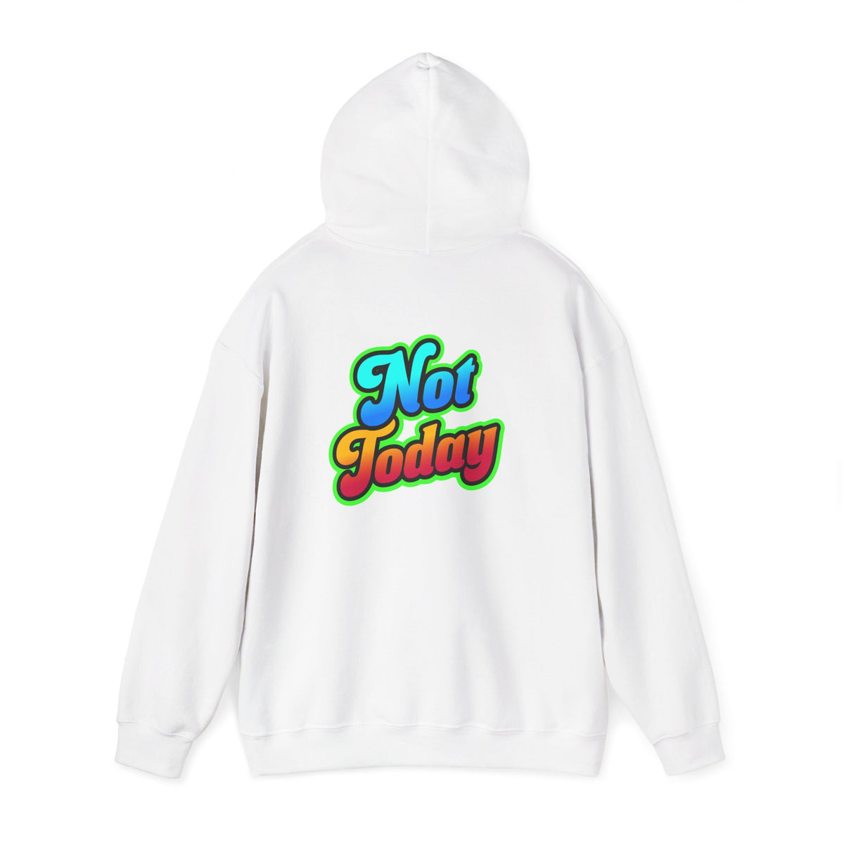 Chill Vibes Hoodie - Unisex Heavy Blend™ Hooded Sweatshirt with 'Not Today' Design, Cozy Casual Wear, Birthday Gift, Self-Care, [...]