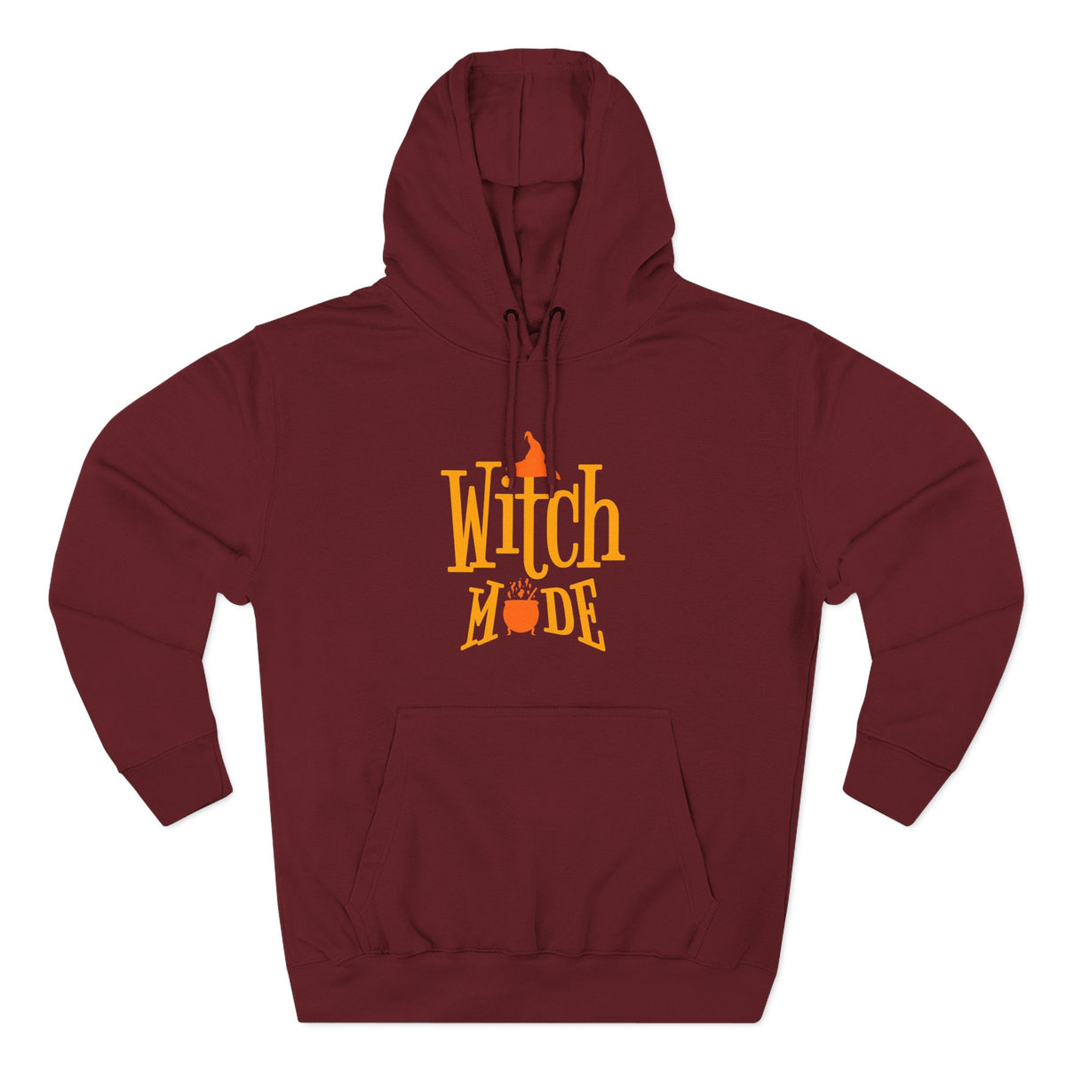 Witch Mode Halloween Fleece Hoodie