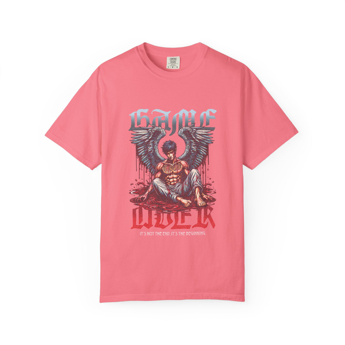 Fallen Angel Graphic T-Shirt — 'Blood & Water' Gothic Skate Tee