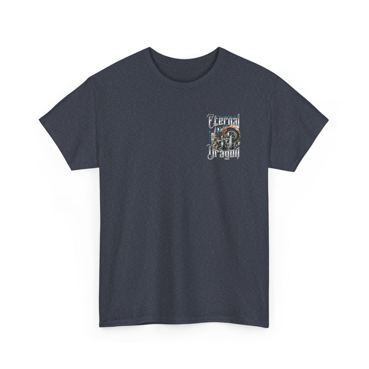 Fierce Dragon Graphic Tee, Unisex Cotton T-Shirt, Casual Streetwear, Fantasy Theme, Gift for Dragon Lovers