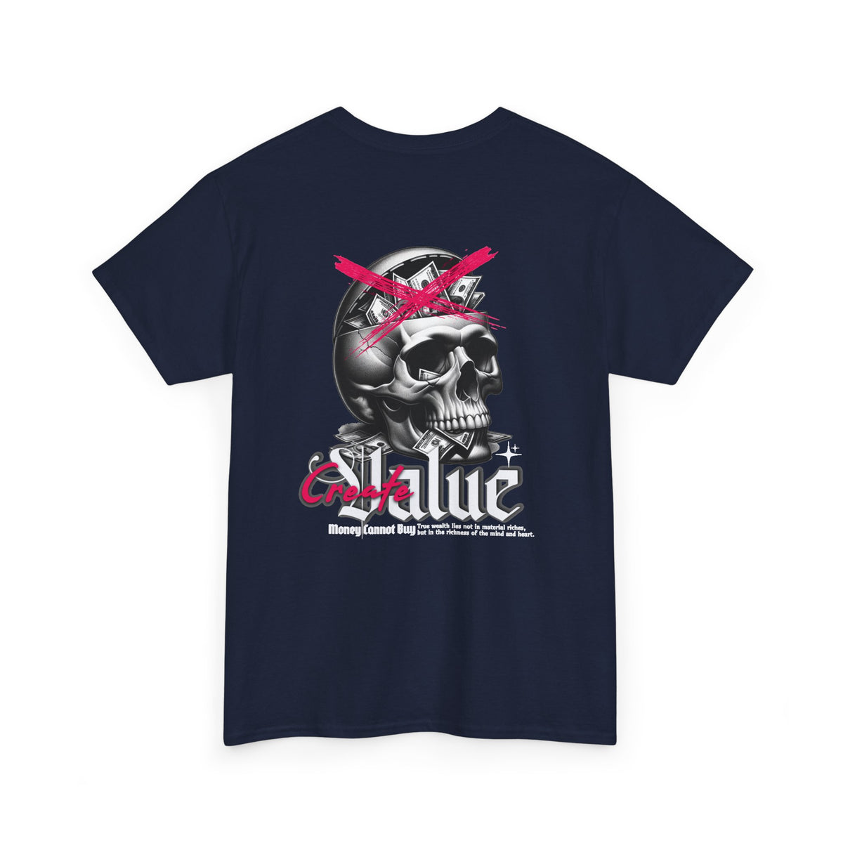 Skull Graphic Tee, Punk T-Shirt, Alternative Apparel, Unisex Heavy Cotton Tee, Unique Streetwear, Gift for Music Lovers