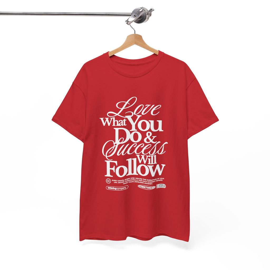 Motivational Unisex Heavy Cotton Tee - Love What You Do & Success Will Follow, Inspirational Shirt, Positive Vibes T-Shirt, Gift for [...]
