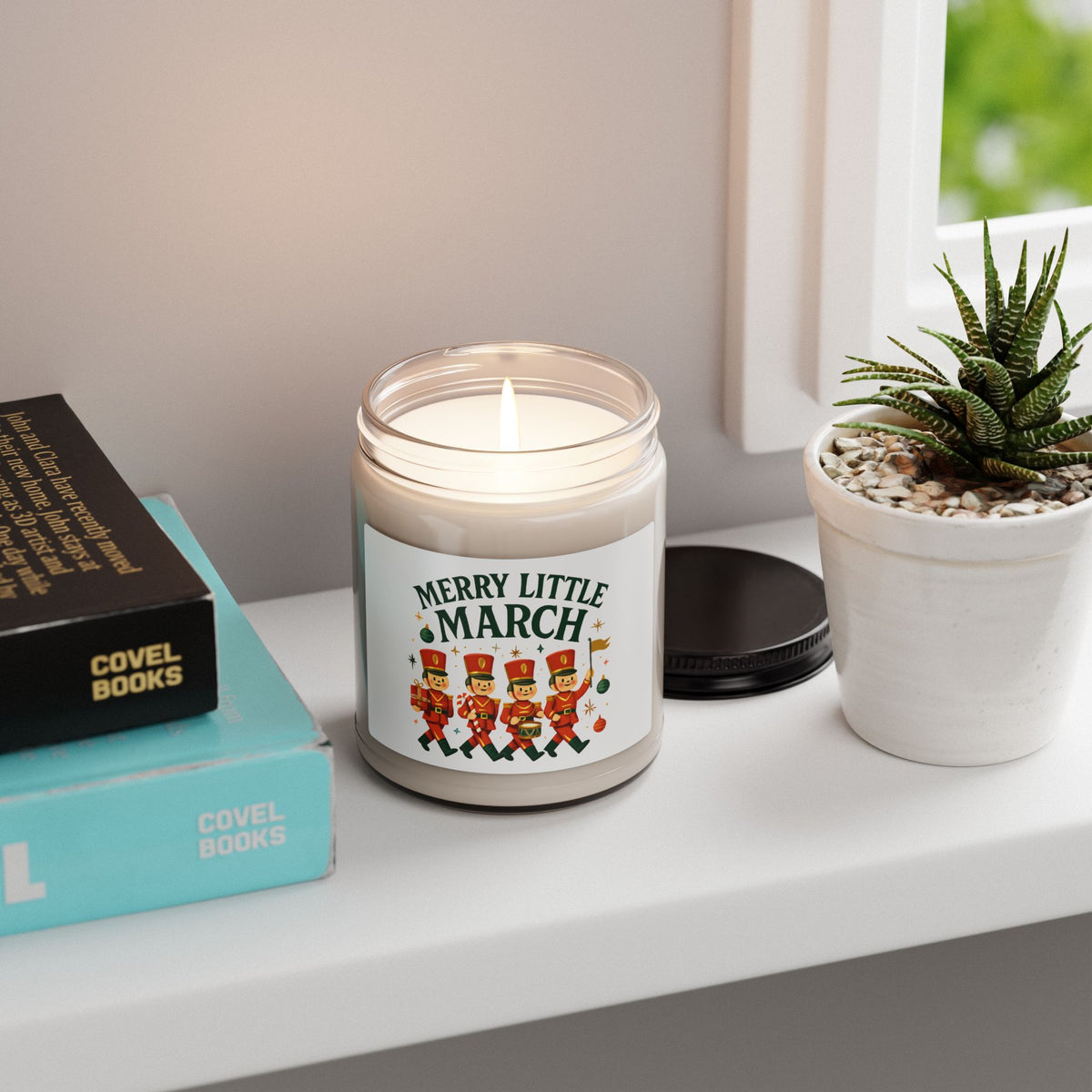 Merrily Little March Soy Candle — Nutcracker Holiday Scented 9oz