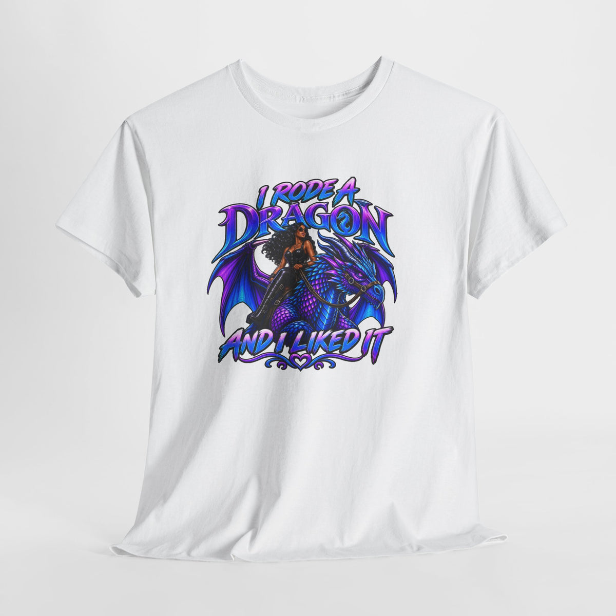 Dragon Lover T‑Shirt — "I Rode a Dragon and I Liked It" Fantasy Graphic Tee