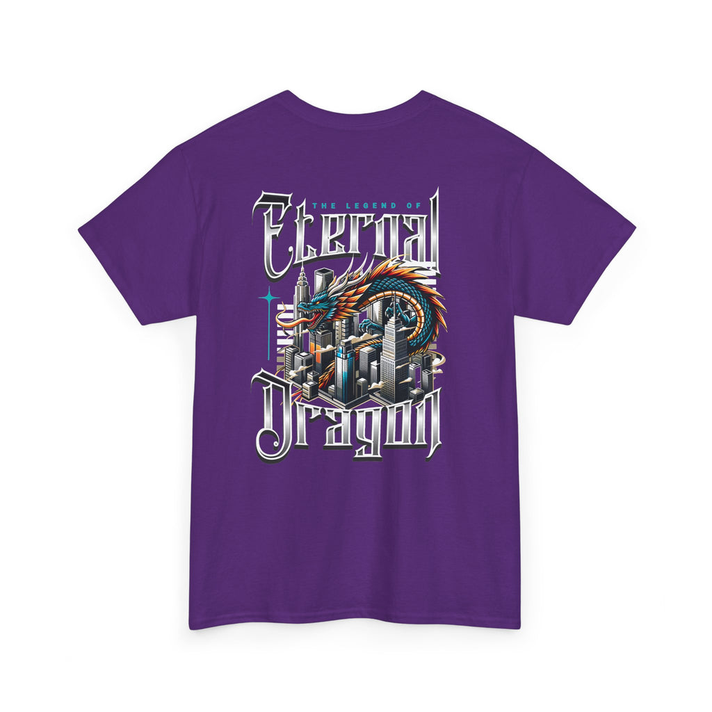 Fierce Dragon Graphic Tee, Unisex Cotton T-Shirt, Casual Streetwear, Fantasy Theme, Gift for Dragon Lovers