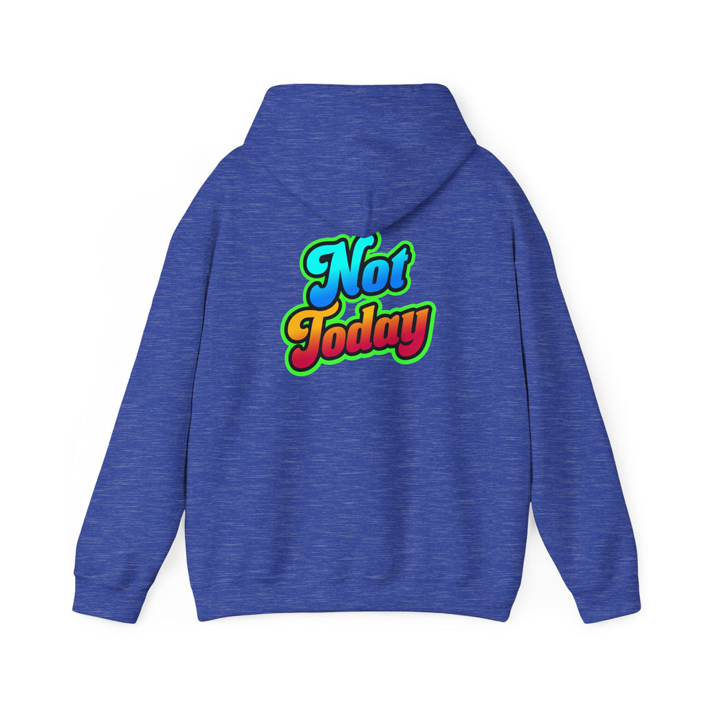 Chill Vibes Hoodie - Unisex Heavy Blend™ Hooded Sweatshirt with 'Not Today' Design, Cozy Casual Wear, Birthday Gift, Self-Care, [...]