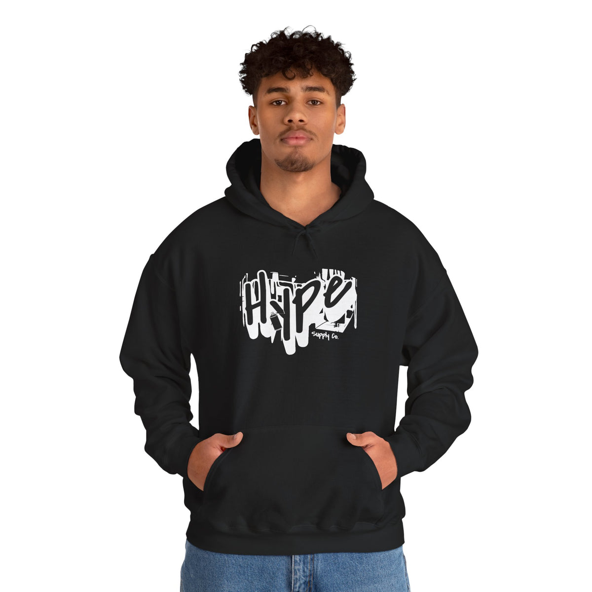 Hype  Graffiti Drip Streetwear Pullover Hoodie