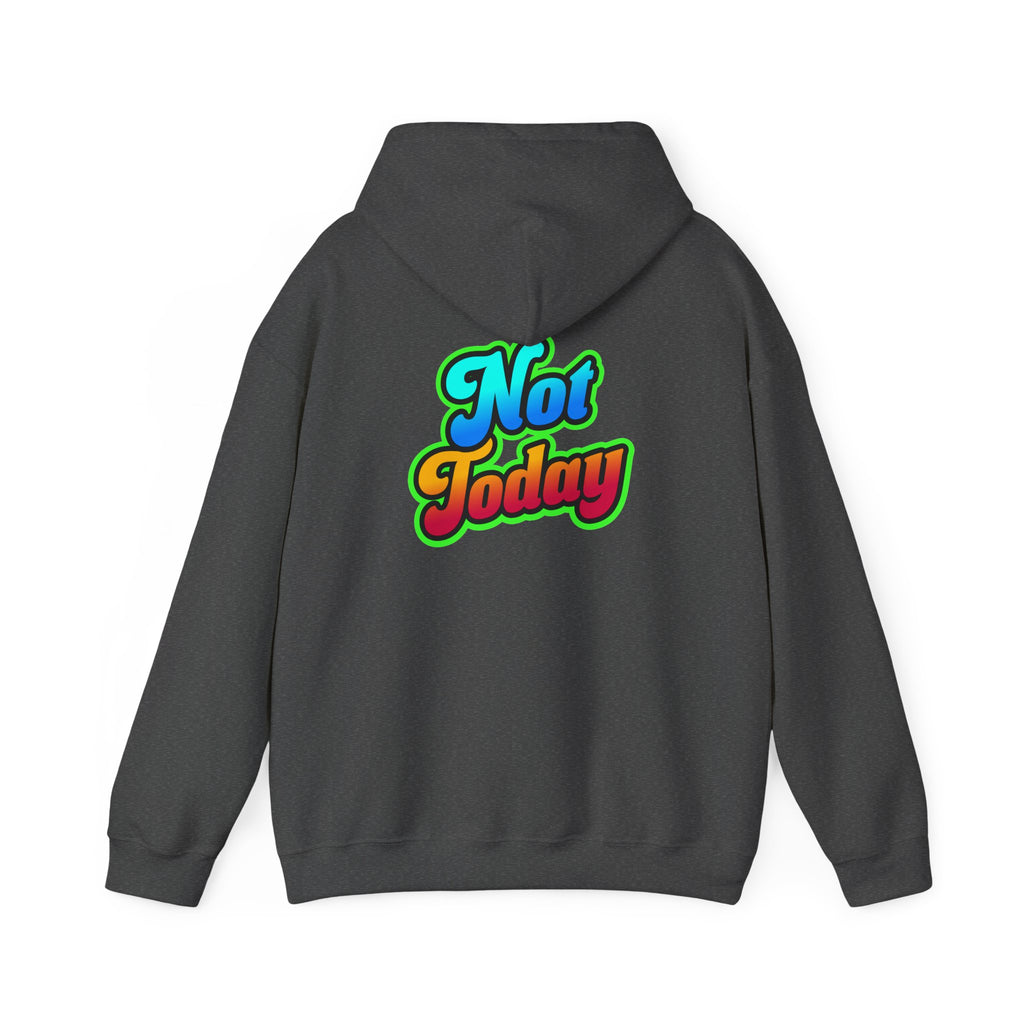 Chill Vibes Hoodie - Unisex Heavy Blend™ Hooded Sweatshirt with 'Not Today' Design, Cozy Casual Wear, Birthday Gift, Self-Care, [...]