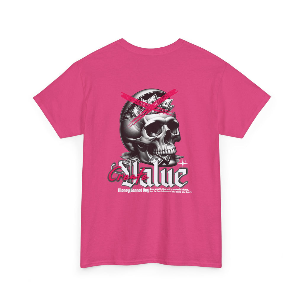 Skull Graphic Tee, Punk T-Shirt, Alternative Apparel, Unisex Heavy Cotton Tee, Unique Streetwear, Gift for Music Lovers