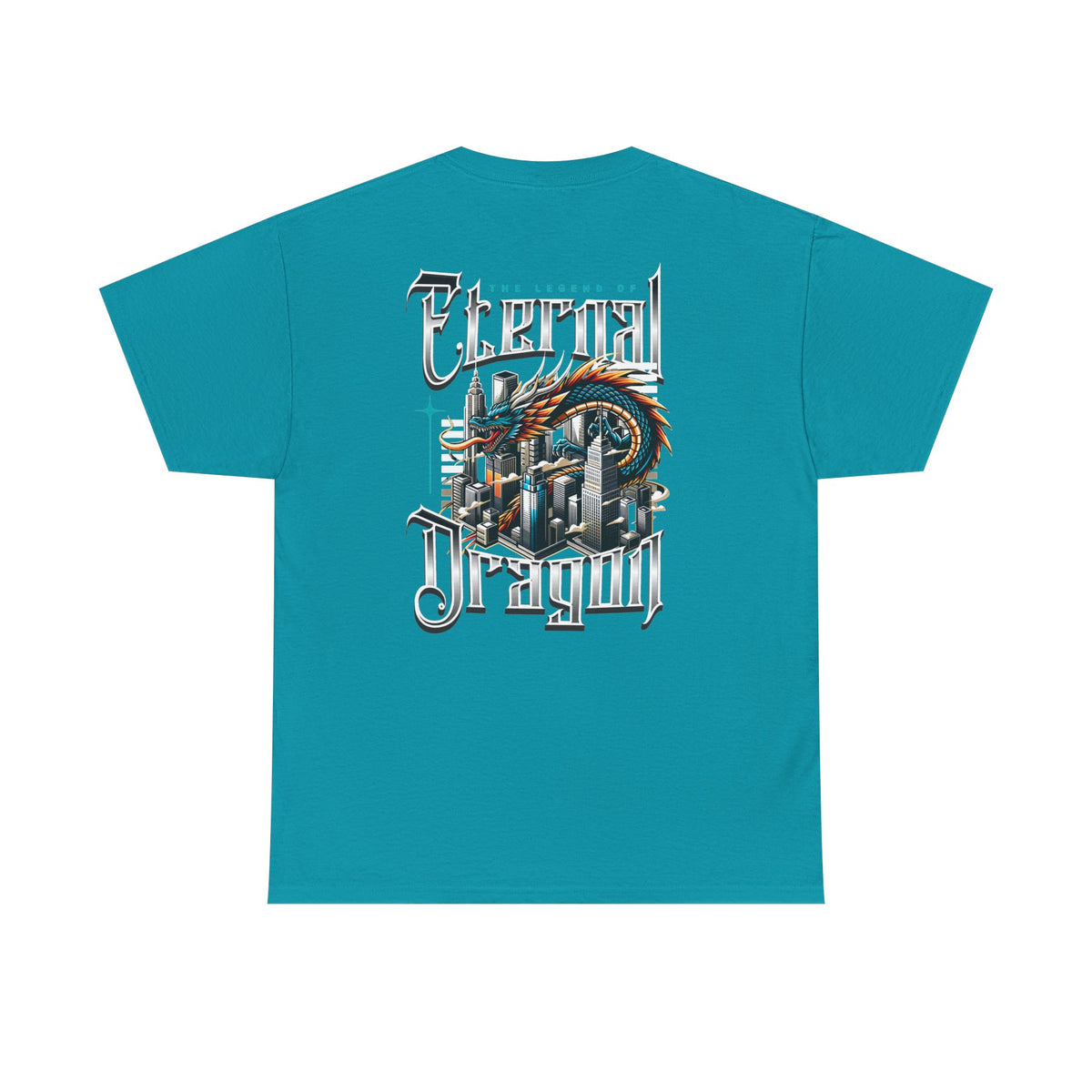 Electric Dragon T‑Shirt — Retro City Dragon Graphic Tee
