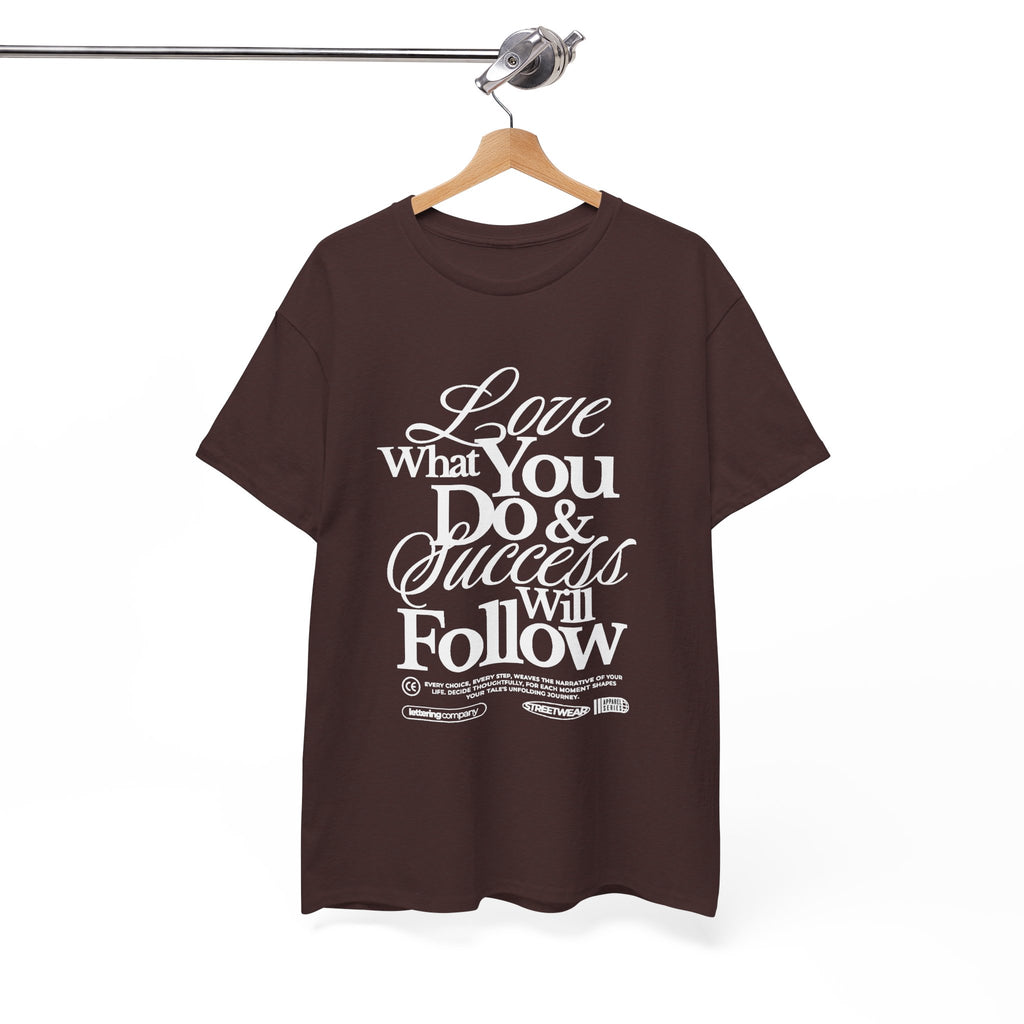 Motivational Unisex Heavy Cotton Tee - Love What You Do & Success Will Follow, Inspirational Shirt, Positive Vibes T-Shirt, Gift for [...]