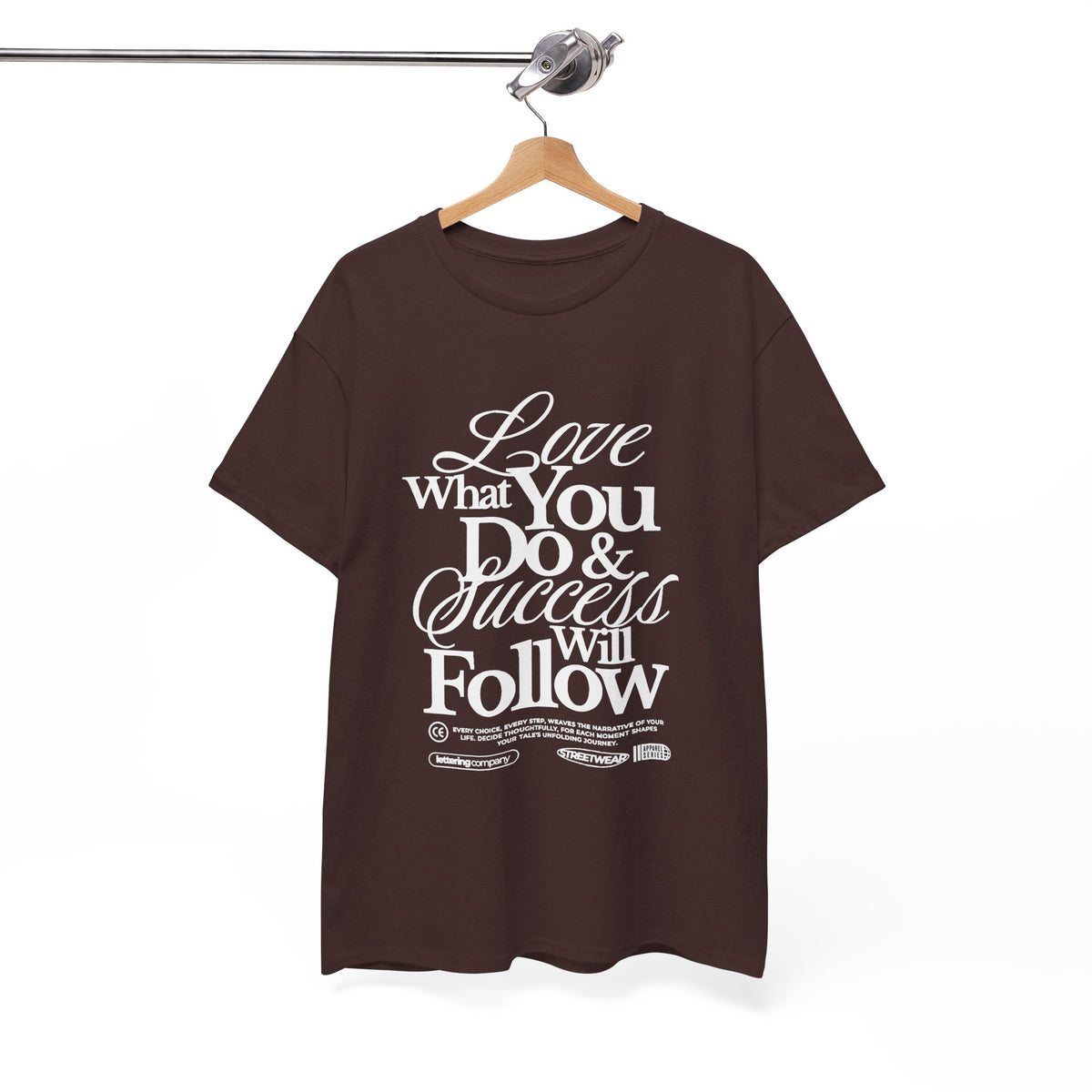 Motivational Unisex Heavy Cotton Tee - Love What You Do & Success Will Follow, Inspirational Shirt, Positive Vibes T-Shirt, Gift for [...]