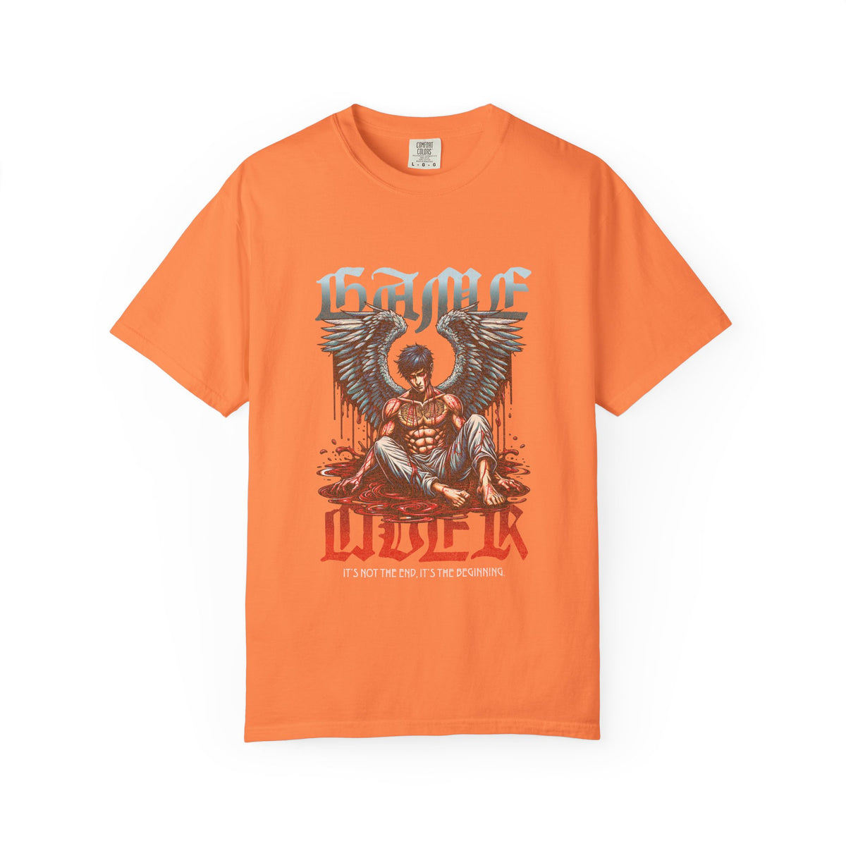 Fallen Angel Graphic T-Shirt — 'Blood & Water' Gothic Skate Tee