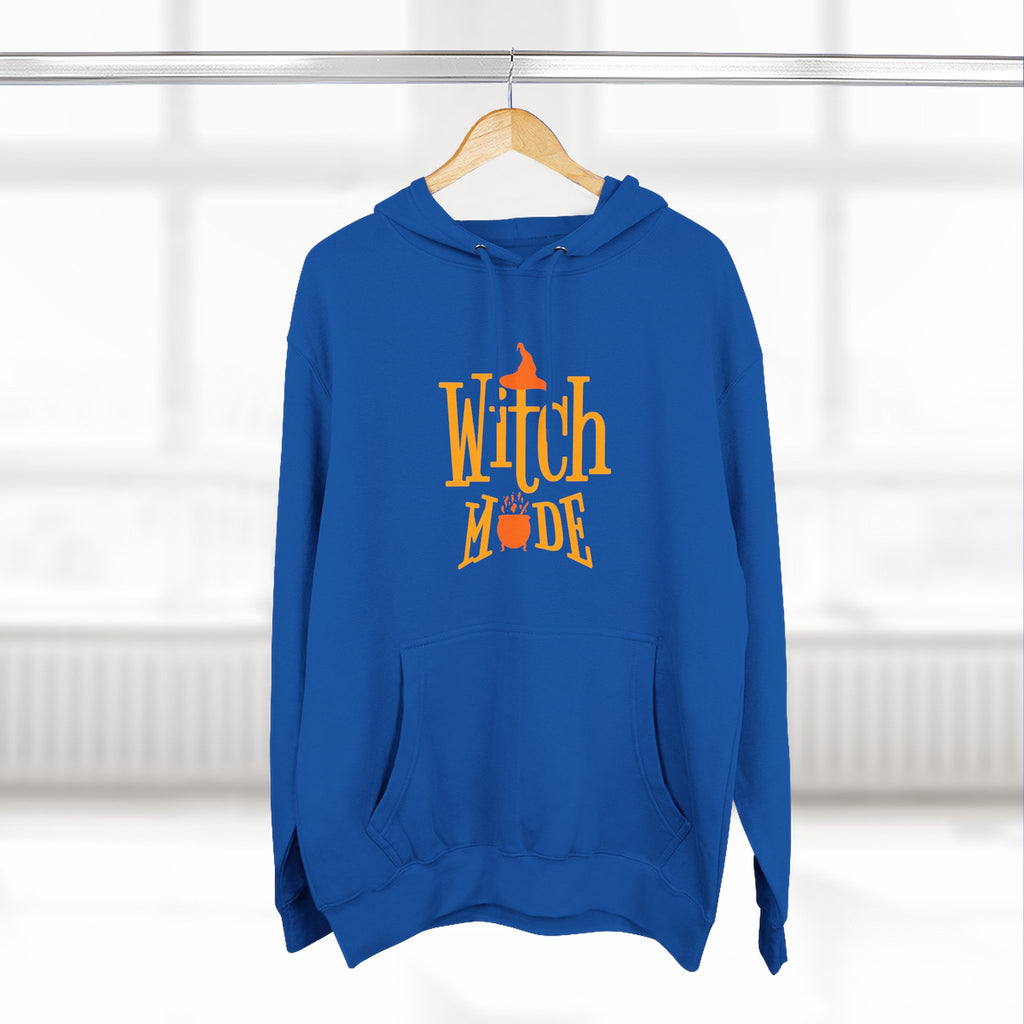 Witch Mode Halloween Fleece Hoodie