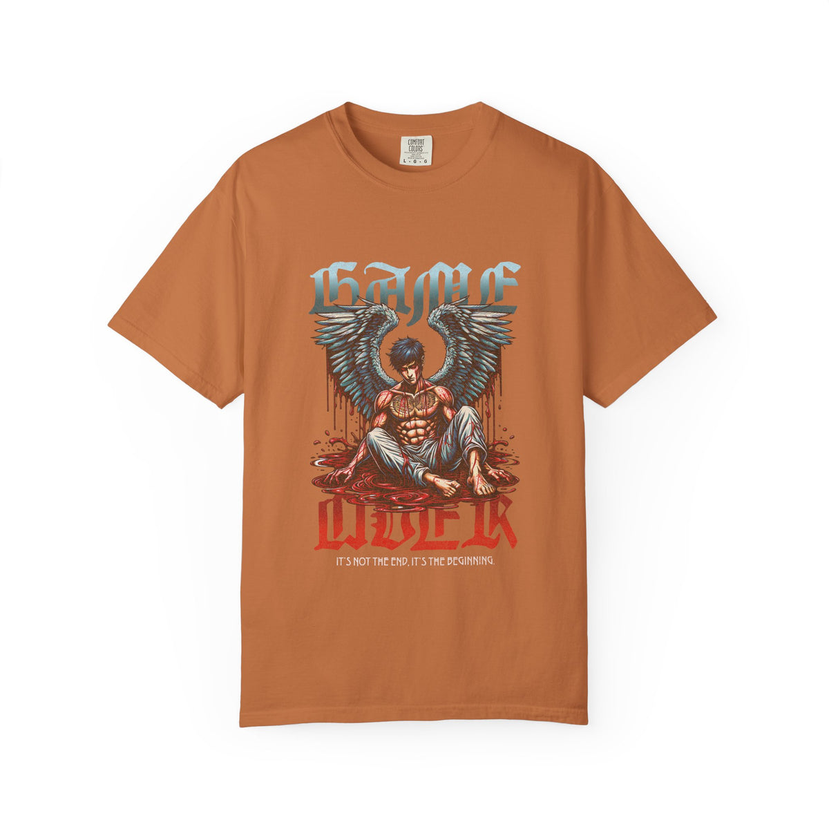Fallen Angel Graphic T-Shirt — 'Blood & Water' Gothic Skate Tee