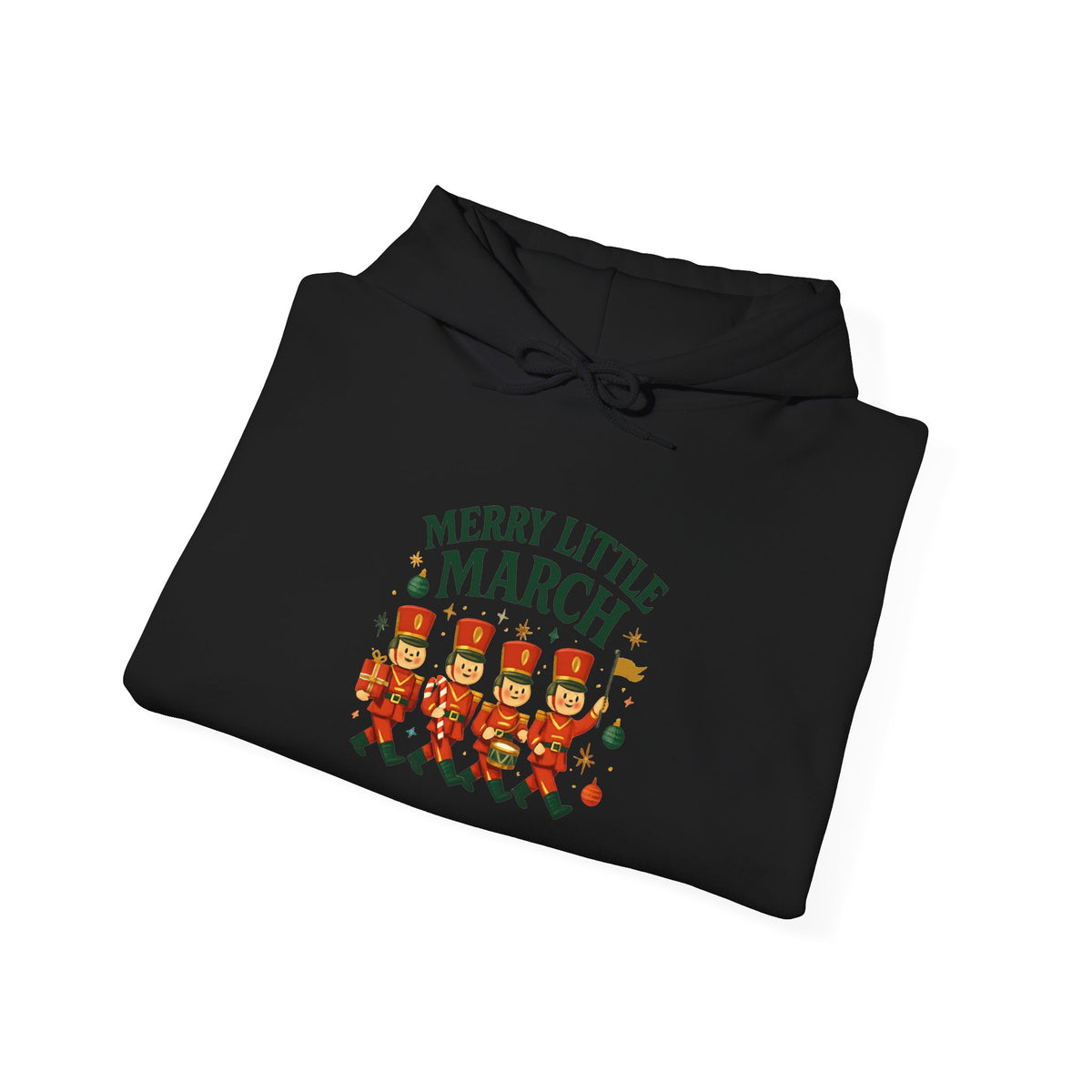 Marching Nutcracker Hoodie – "Merry Little March" Holiday Sweatshirt