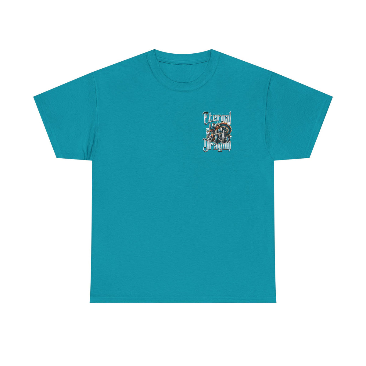 Electric Dragon T‑Shirt — Retro City Dragon Graphic Tee