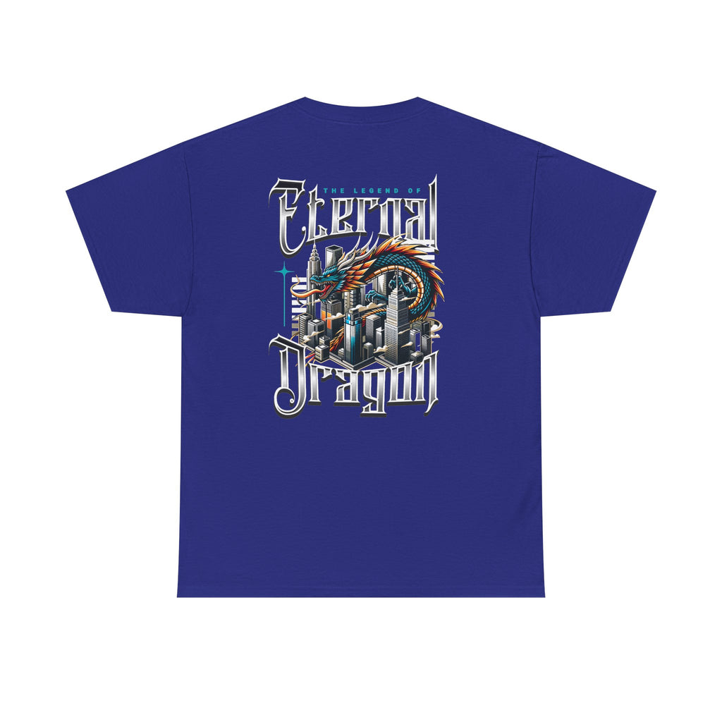 Electric Dragon T‑Shirt — Retro City Dragon Graphic Tee