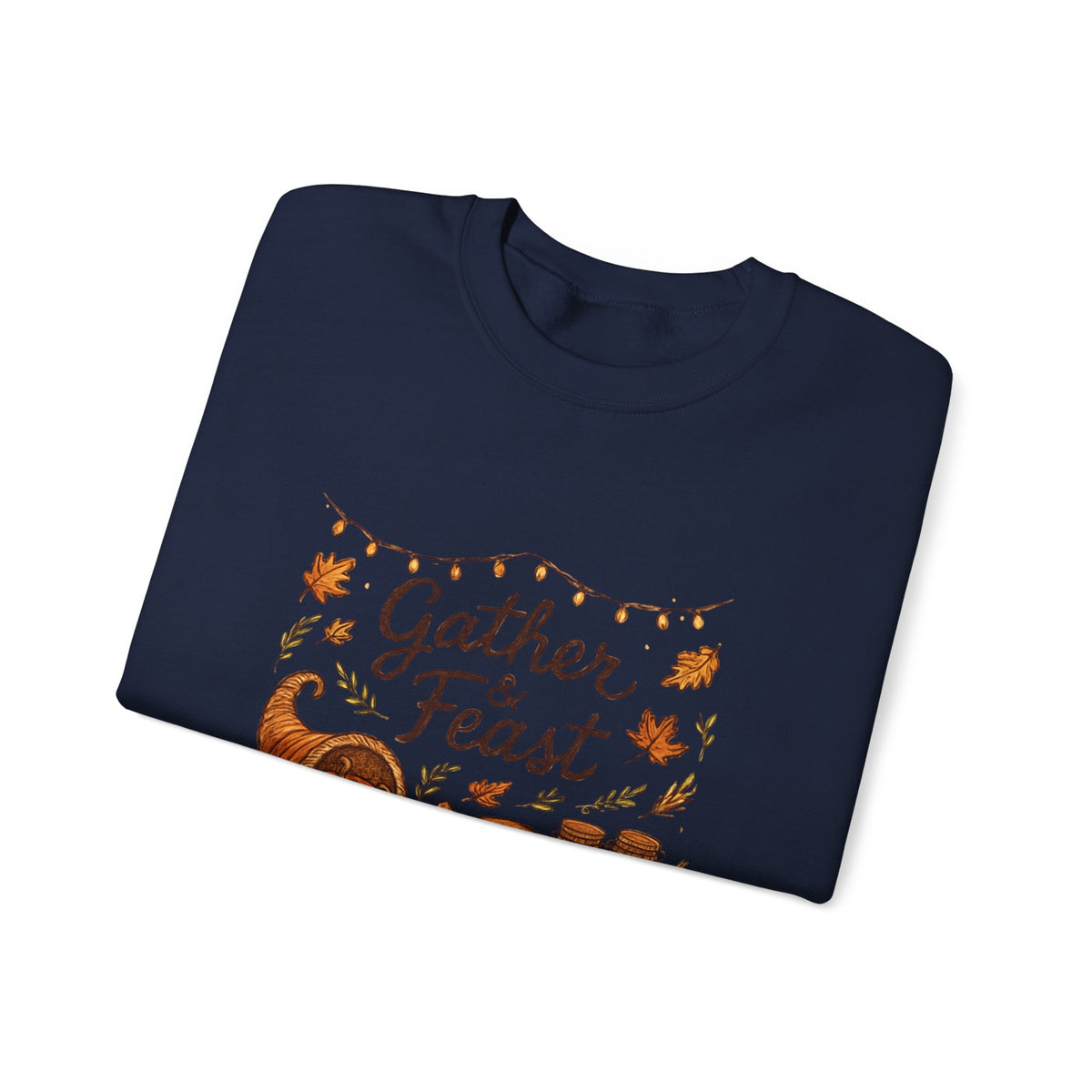 Gather & Feast Thanksgiving Fall Crewneck Sweatshirt