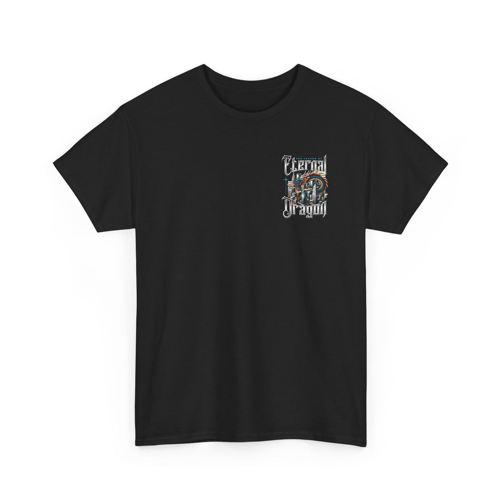 Fierce Dragon Graphic Tee, Unisex Cotton T-Shirt, Casual Streetwear, Fantasy Theme, Gift for Dragon Lovers