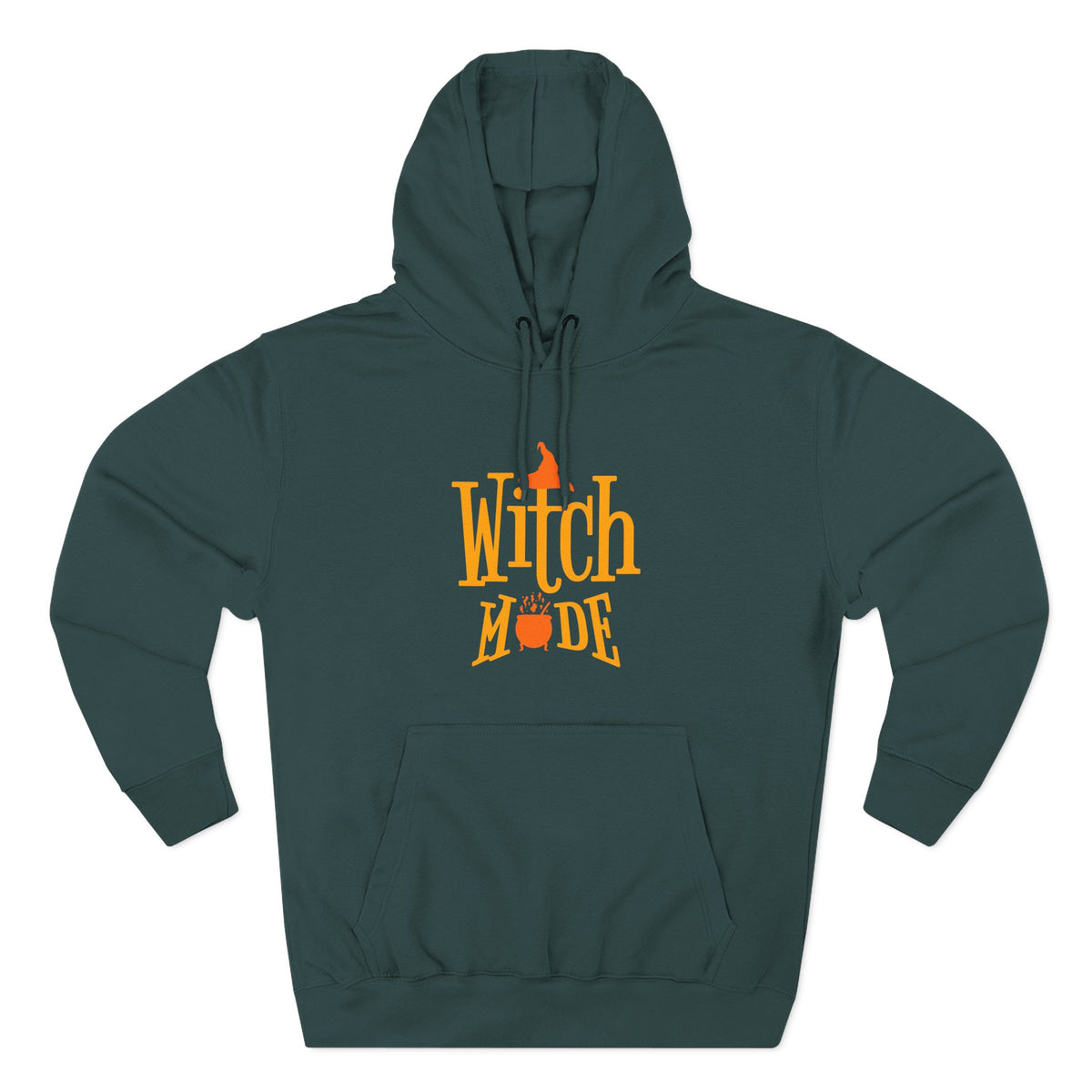 Witch Mode Halloween Fleece Hoodie