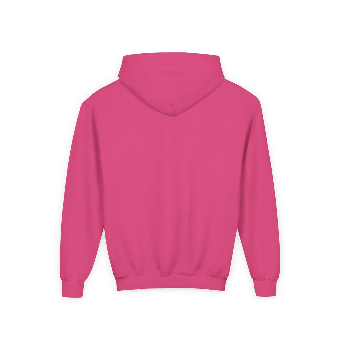 Youth Hoodie — "Overthinking Solves Nothing" Retro Bubble Letter Pullover