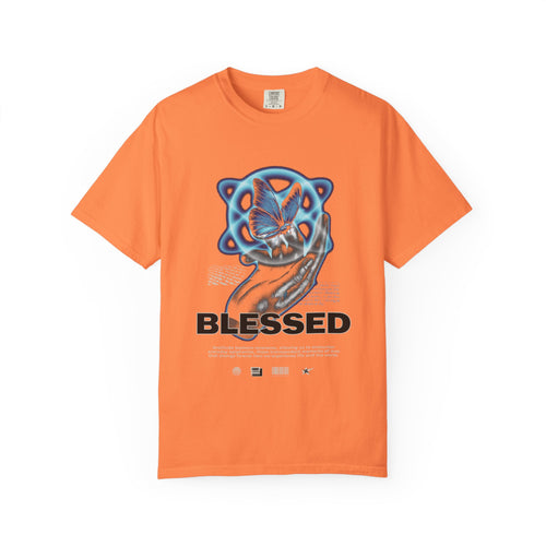 Blessed Unisex Garment-Dyed T-Shirt, Spiritual Apparel, Casual Wear, Gift for Him/Her, Everyday Comfort