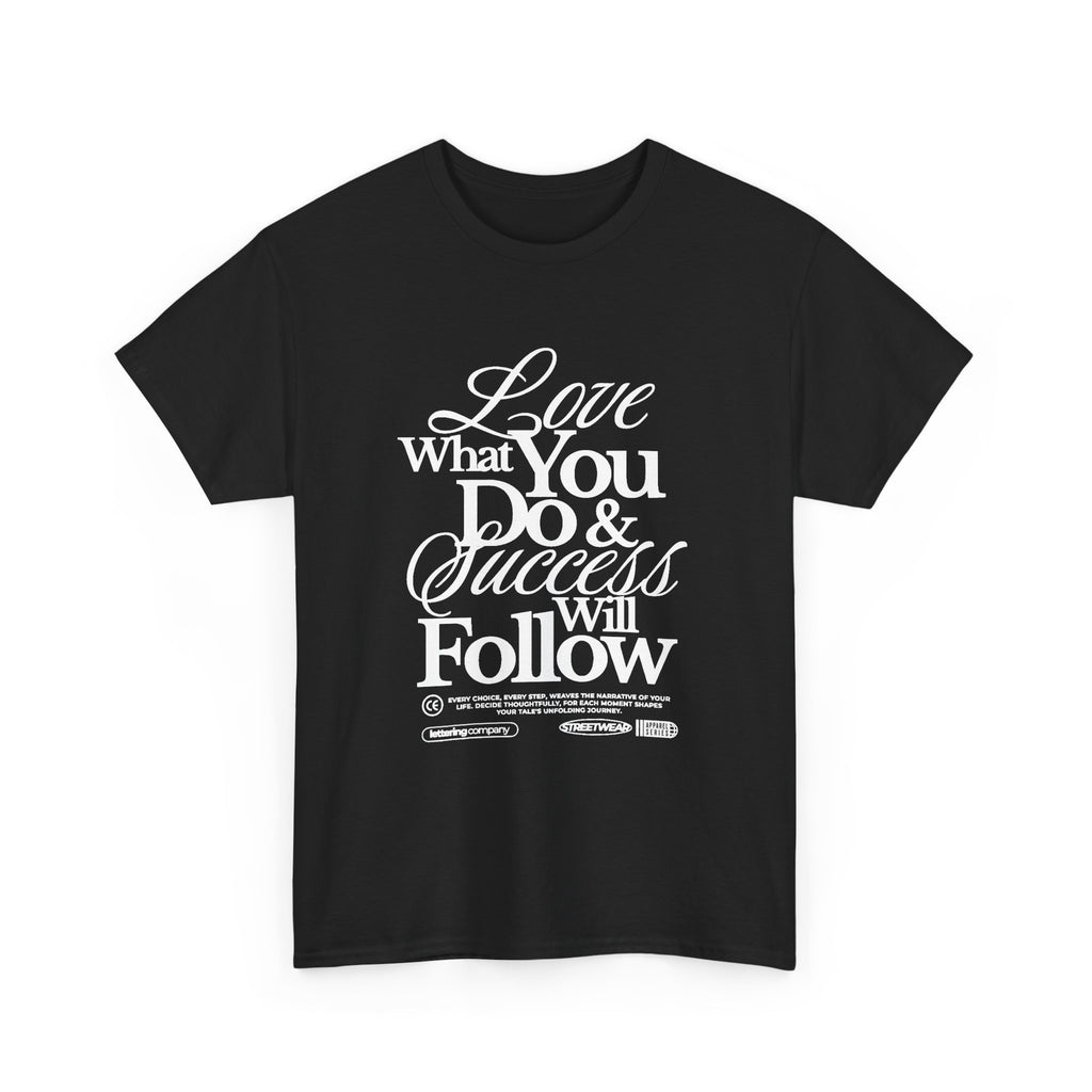 Motivational Unisex Heavy Cotton Tee - Love What You Do & Success Will Follow, Inspirational Shirt, Positive Vibes T-Shirt, Gift for [...]