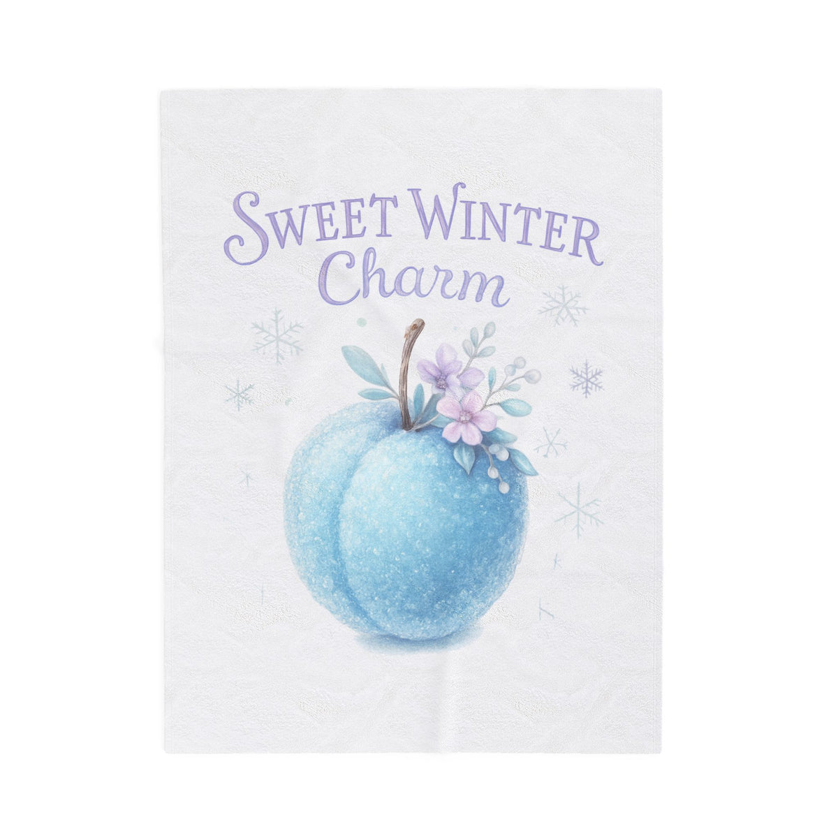 Sweet Winter Charm Velveteen Plush Blanket