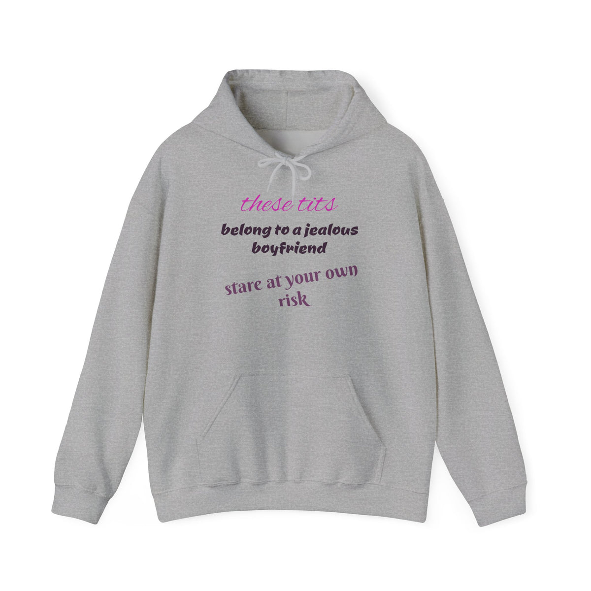 Jealous Boyfriend Hoodie, Funny Sweatshirt Gift, Statement Hoodie, Casual Streetwear, Unique Gift for Her, Playful Graphic Wear