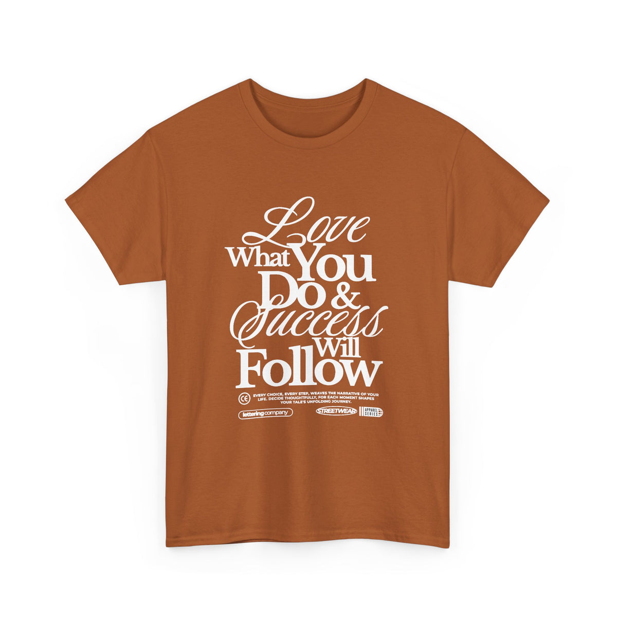 Motivational Unisex Heavy Cotton Tee - Love What You Do & Success Will Follow, Inspirational Shirt, Positive Vibes T-Shirt, Gift for [...]