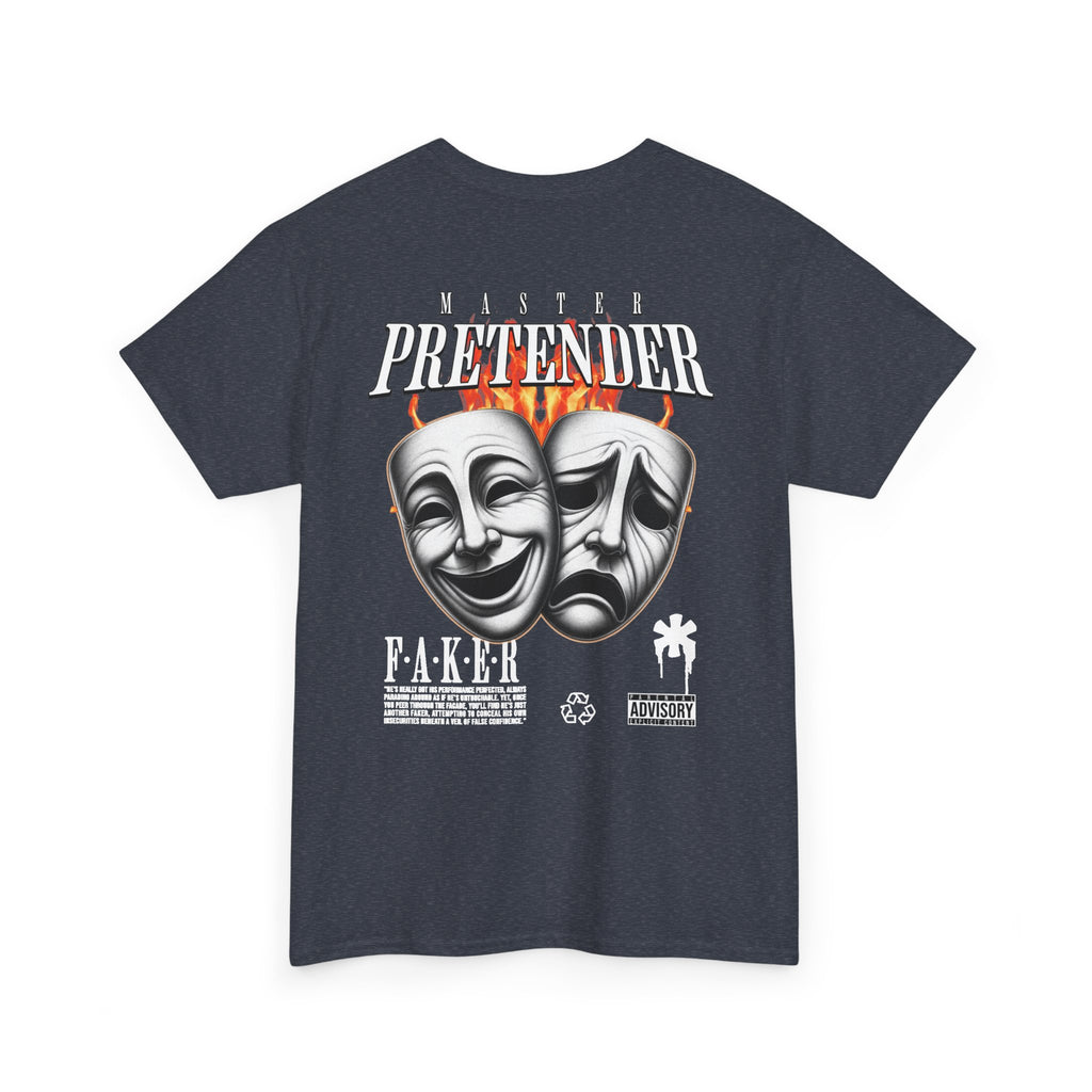 Master Pretender Graphic Tee - Unisex Heavy Cotton Shirt, Streetwear, Casual Wear, Gift for Friends, Music Lovers, Festival Outfit